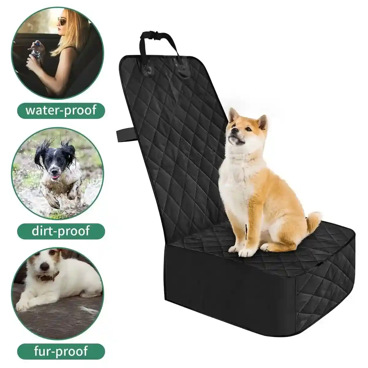 Waterproof Pet Car Seat Mat for Dogs and Cats Anti-Slip & Quilted Design - Image 4