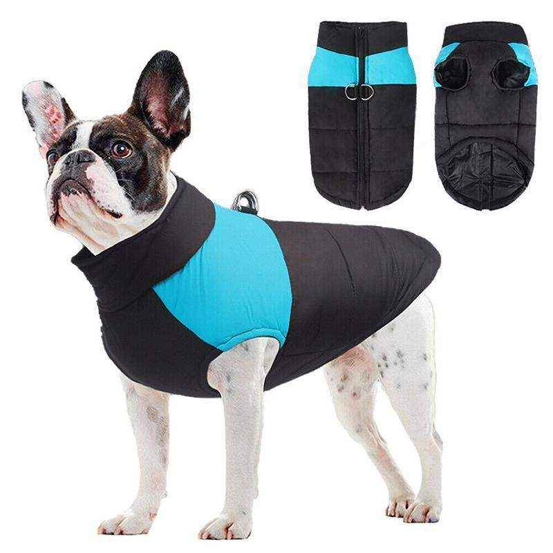 Warm Waterproof Large Dog Jacket - Padded Winter Coat for Pet Windbreaker Vest - Image 4