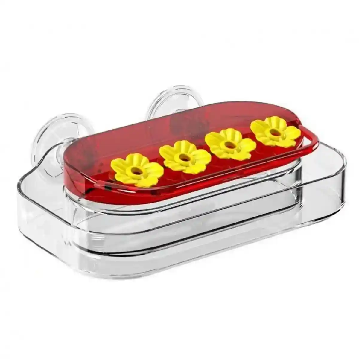 Window Hummingbird Feeder 10oz Capacity with Suction Cup and Ant Moat - Image 3