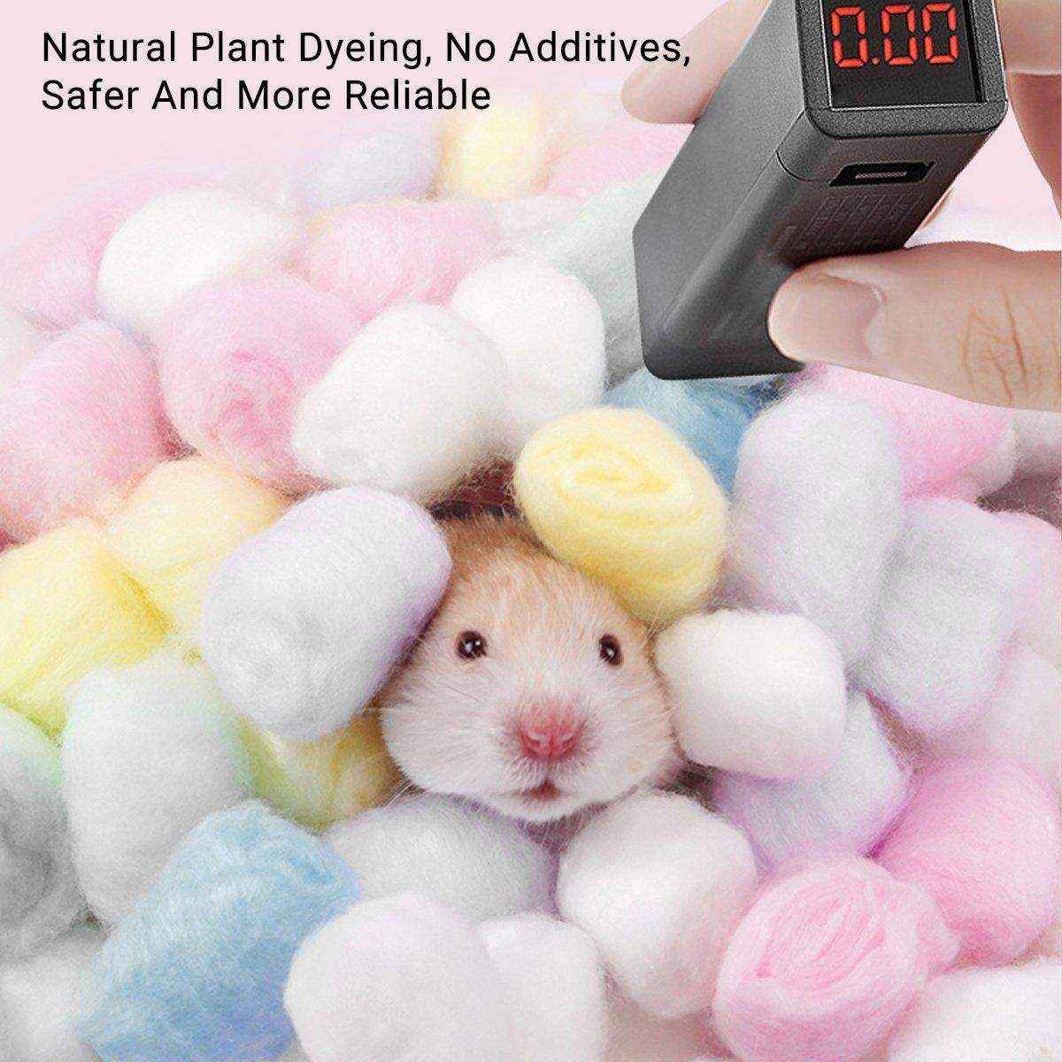 5pcs Hamster Rabbit Winter Cotton Balls Quilt Toys Nest Accessories Warm Bedding - Image 3