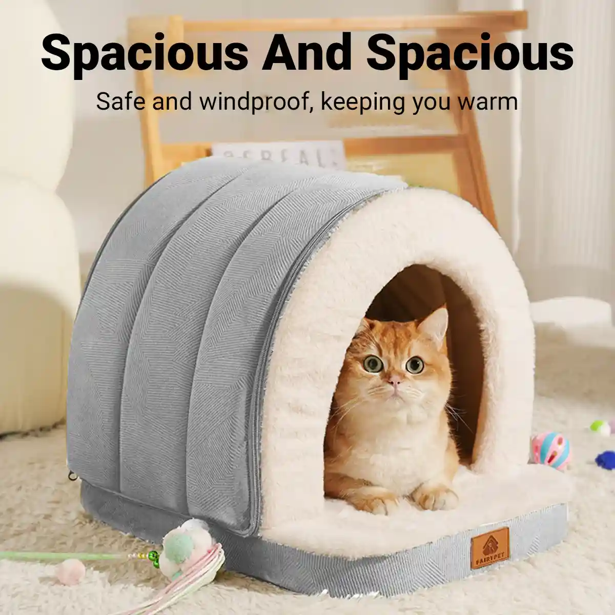 Winter Warm Pet Nest For Cats And Dogs Cat House - Image 9