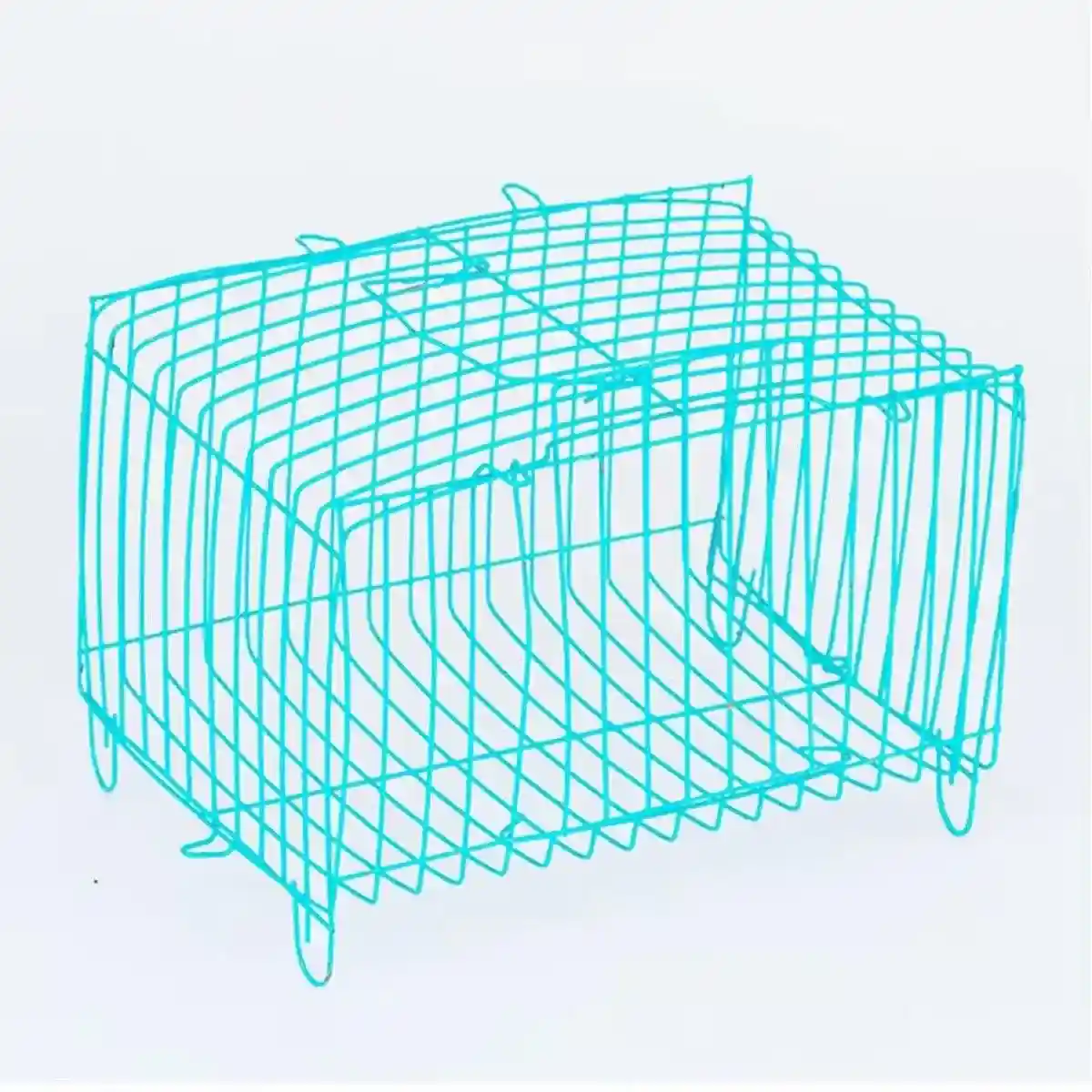 Wire Frame Small Pet Transport Cages Set Durable and Foldable 10 Pack - Image 15