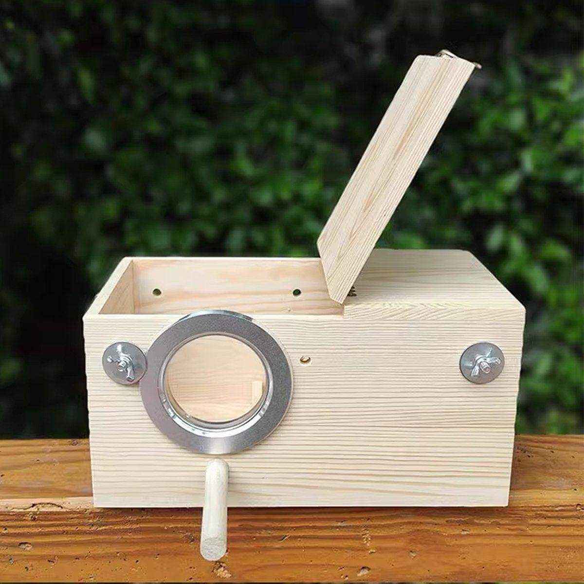 Wooden Bird Breeding Nest Box Bird House - Image 11