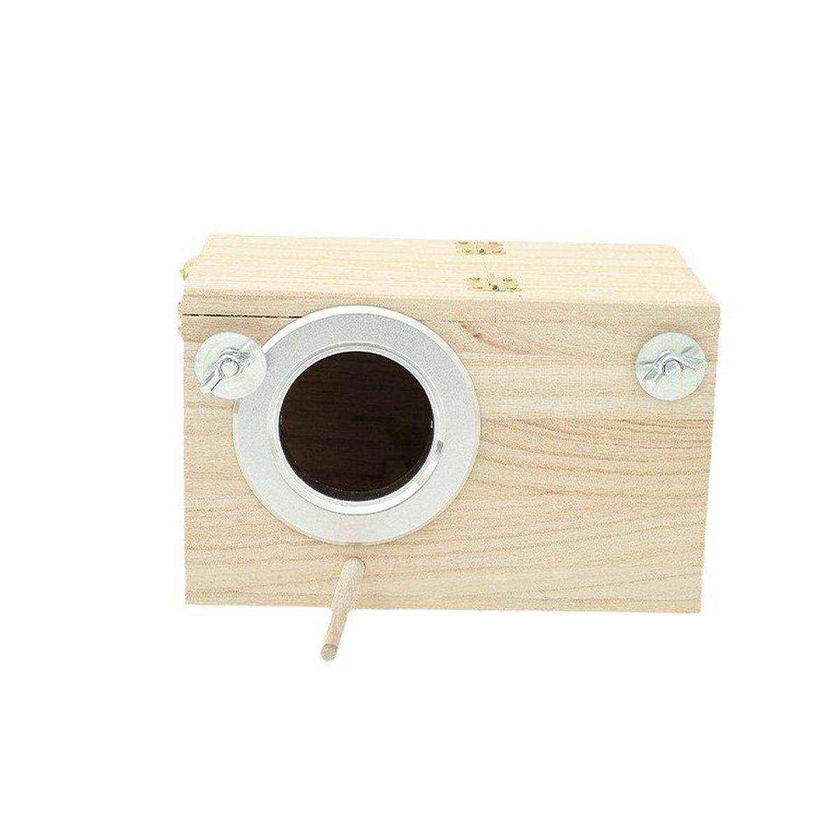 Wooden Bird Breeding Nest Box Bird House - Image 17