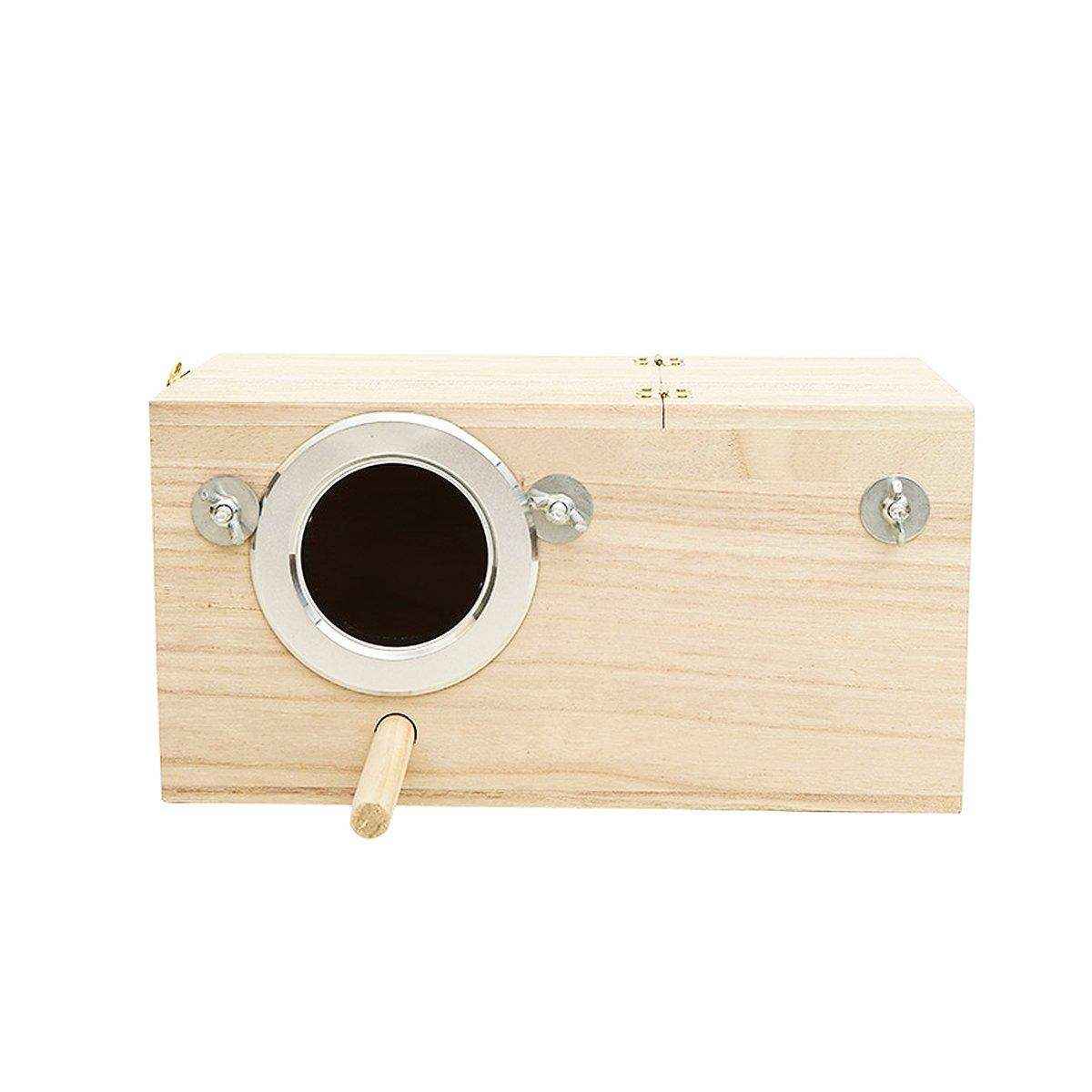 Wooden Bird Breeding Nest Box Bird House - Image 19
