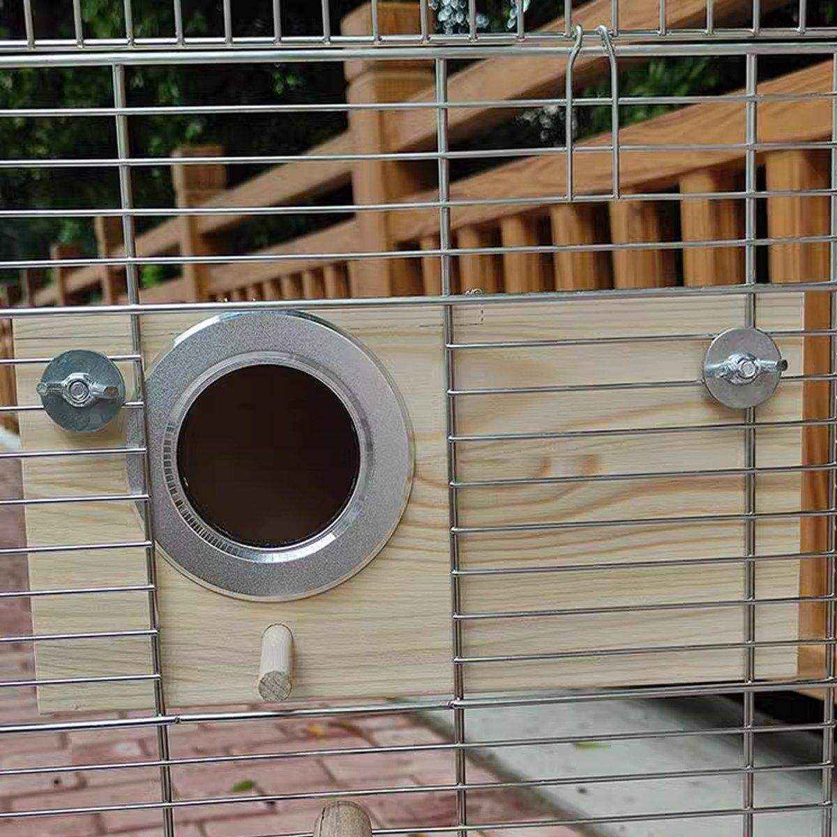 Wooden Bird Breeding Nest Box Bird House - Image 9