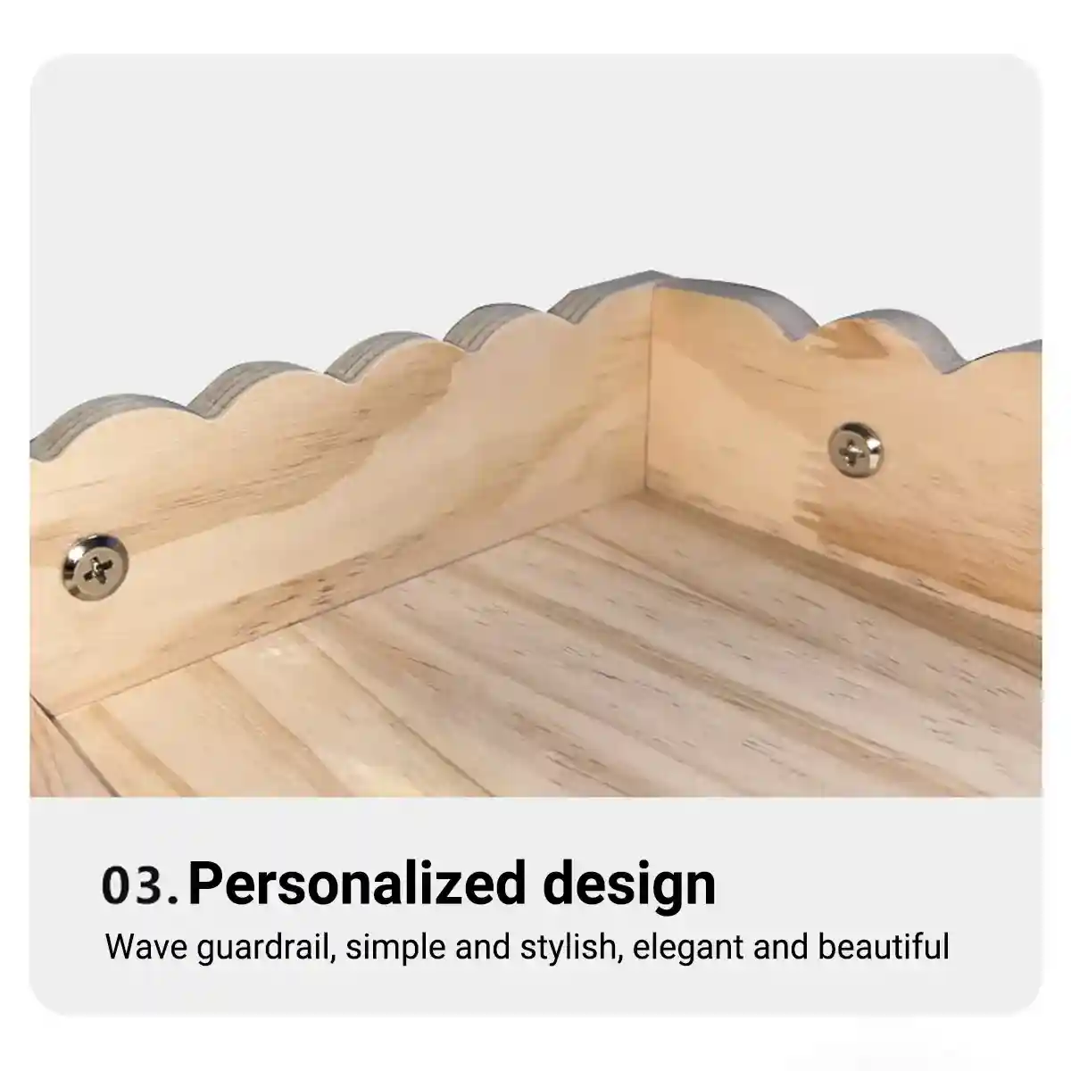 Parrot Cage Platform with Ladder Wooden Bird Stand for Small Birds - Image 11