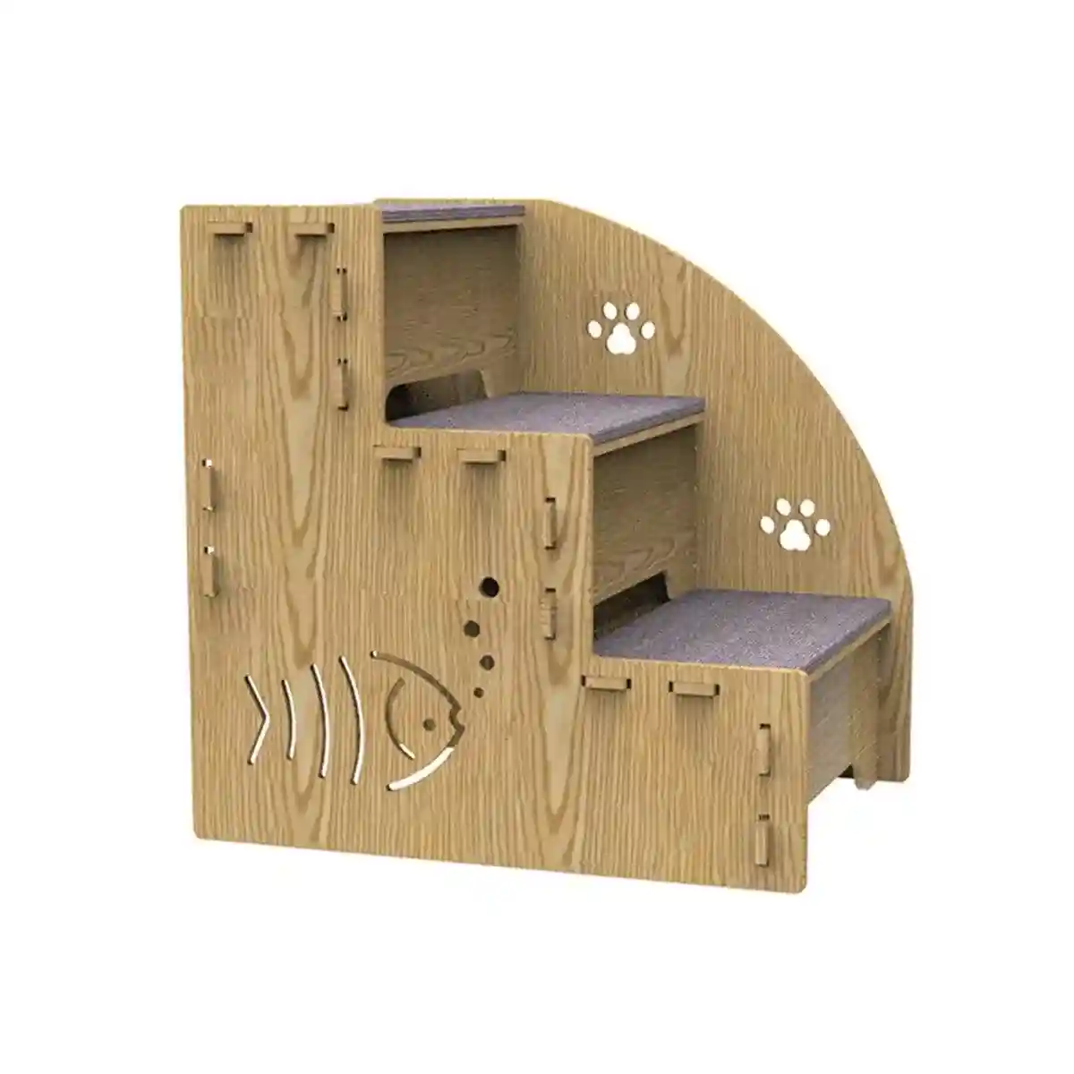Wooden Cat Climbing Rack Disassembly Pet Climbing Ladder - Image 3