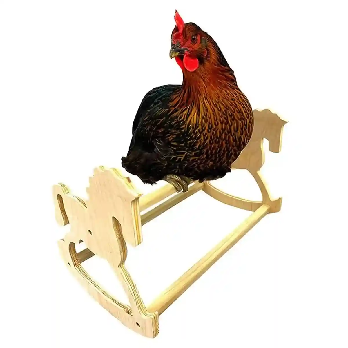 Wooden Chicken Stand Perch Poultry Pet Roosting Platform - Image 3