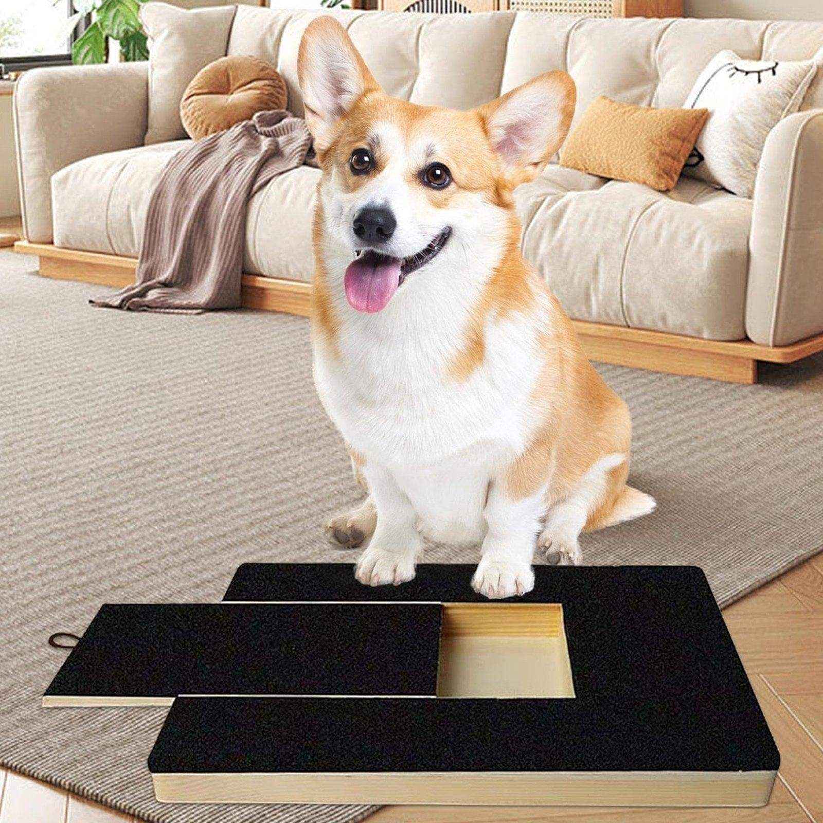 Wooden Pull-out Dog Scratch Board Wear-resistant Dog Claw Repair Board - Image 15
