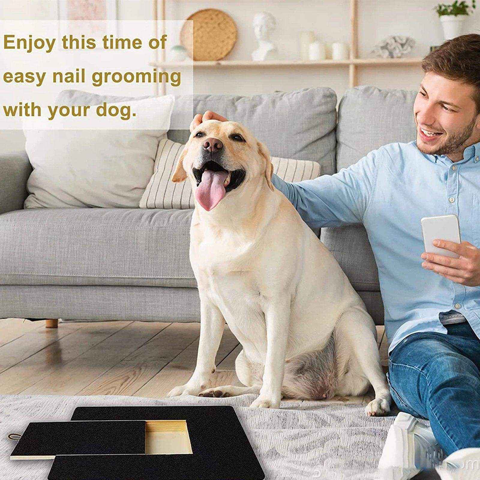 Wooden Pull-out Dog Scratch Board Wear-resistant Dog Claw Repair Board - Image 9