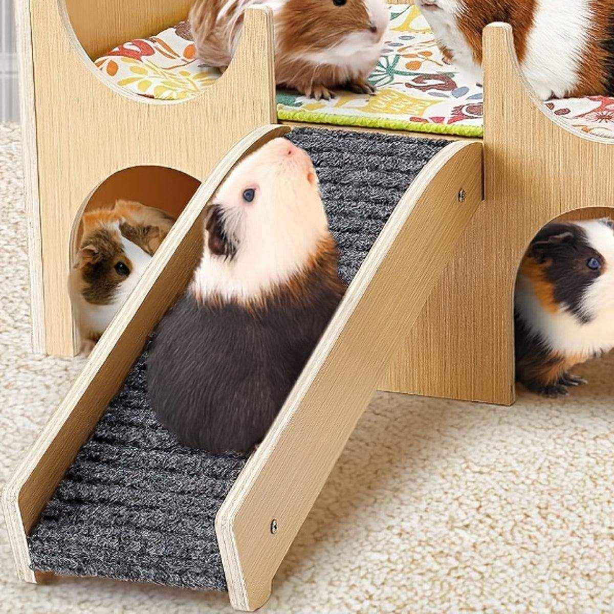 Durable Wooden Hamster House Cozy & Safe Small Pet Hideout - Image 10