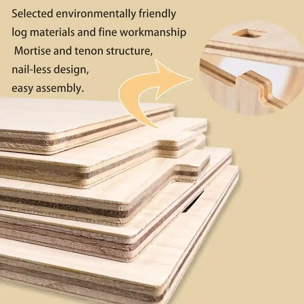 Fun Wooden Hamster Playground Slide for Small Pets Cage - Image 9