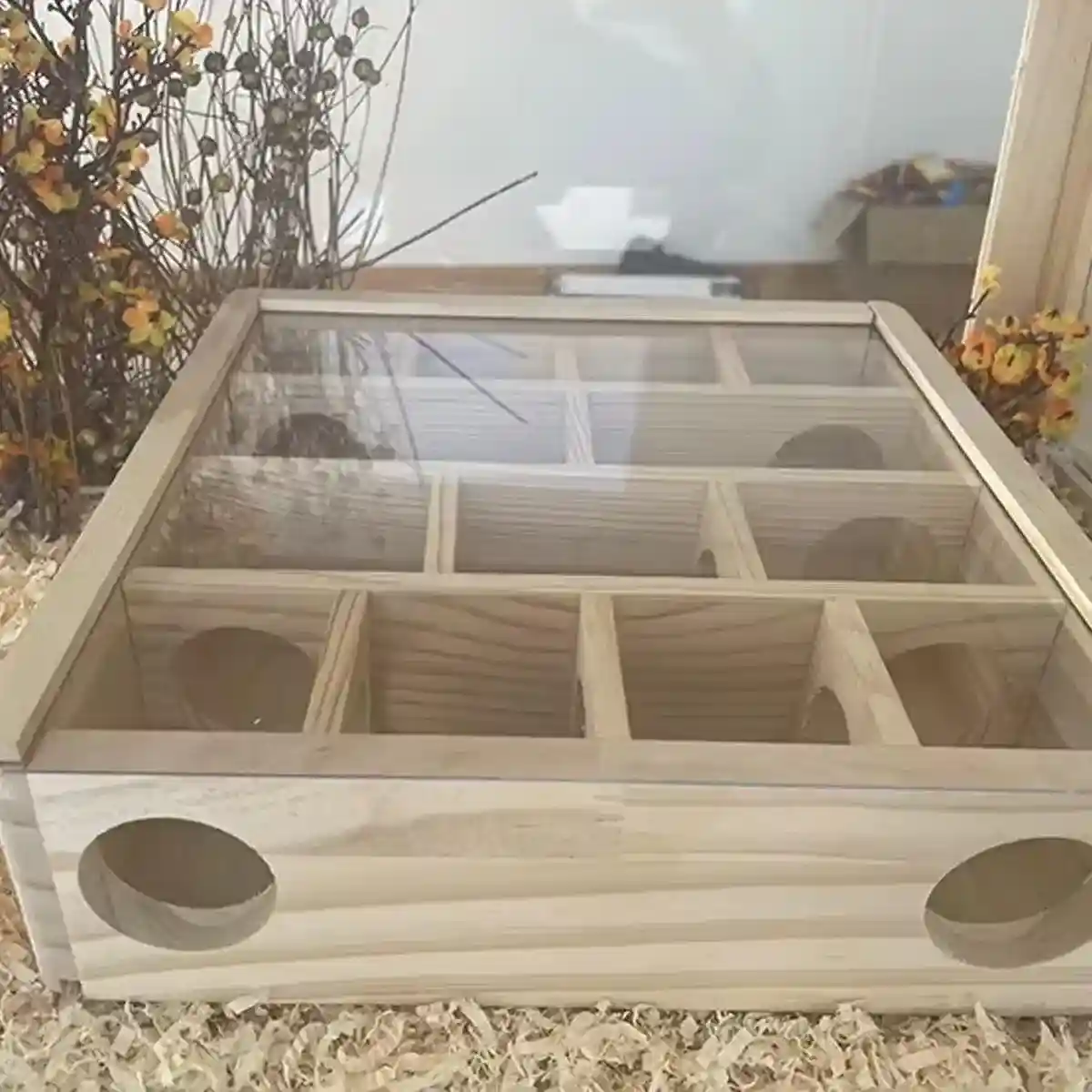 Interactive Wooden Hamster Toy Maze for Small Pets’ Play & Exercise - Image 10