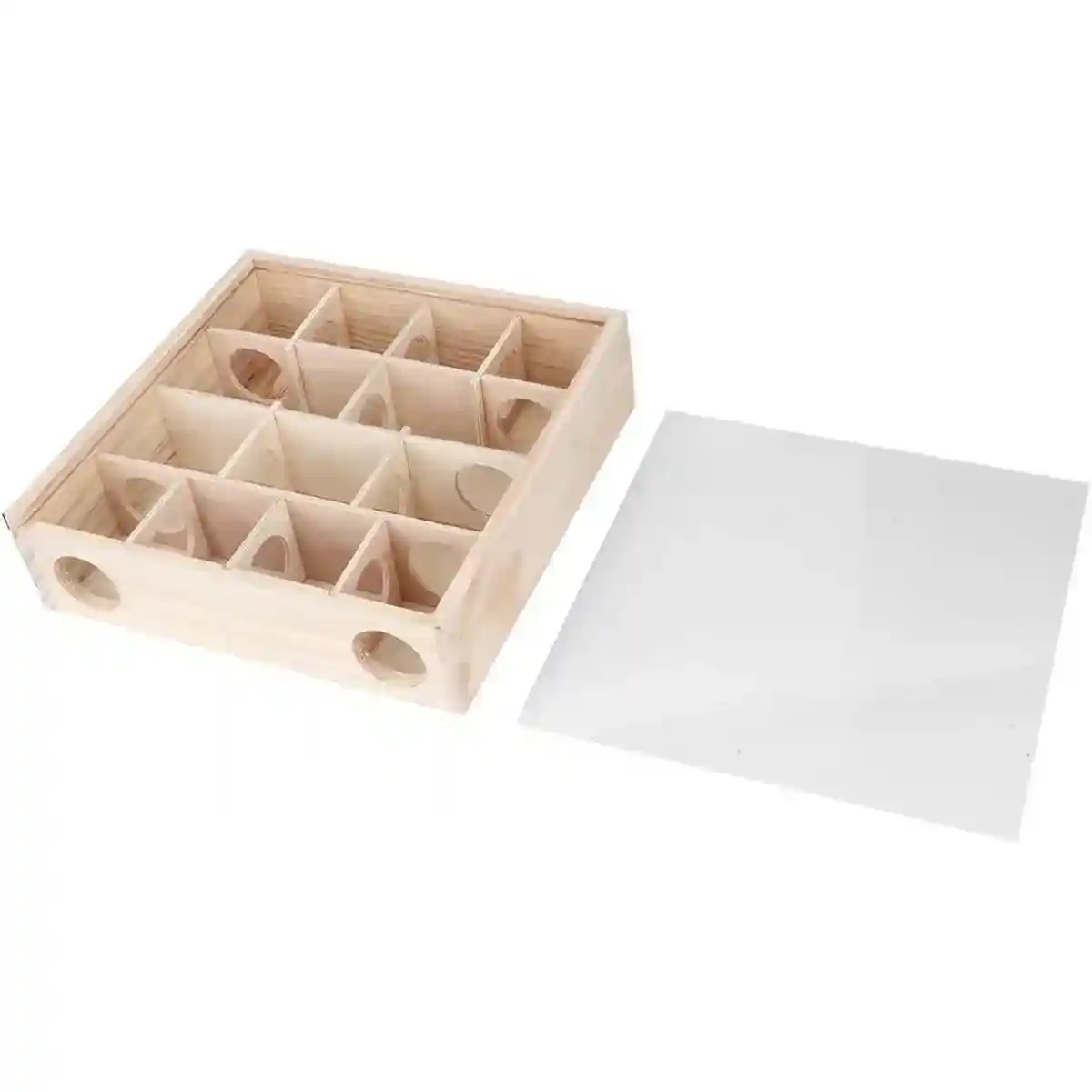 Interactive Wooden Hamster Toy Maze for Small Pets’ Play & Exercise - Image 12