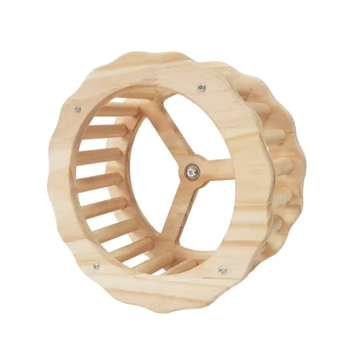 Wooden Parrot Toy Set with Spinning Wheel & Rocker for Cage Mounting - Image 15