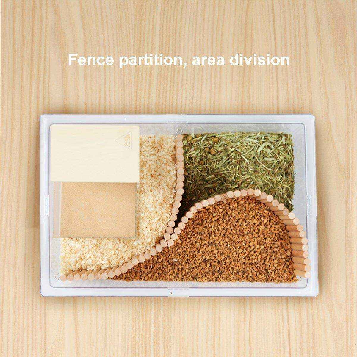Wooden Hamster Toy Furniture Small Fence Climbing Stairs Arch Bridge for Pets - Image 11