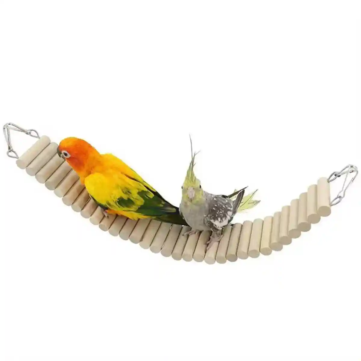 Wooden Hamster Toy Furniture Small Fence Climbing Stairs Arch Bridge for Pets - Image 14