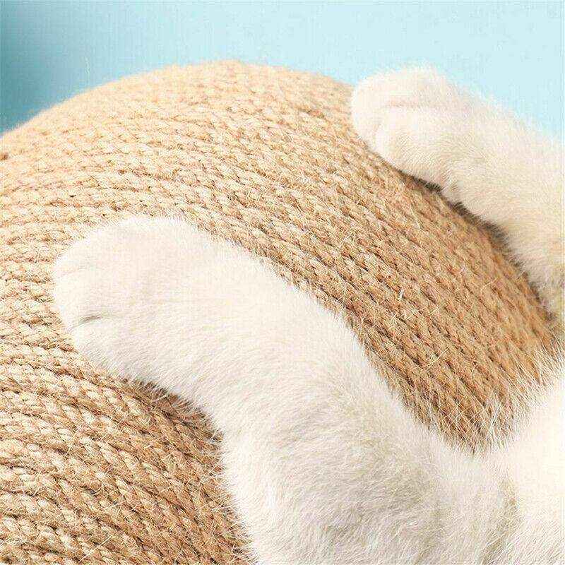 Interactive Wooden Sisal Cat Scratcher Ball Toy For Indoor Cats - Image 7