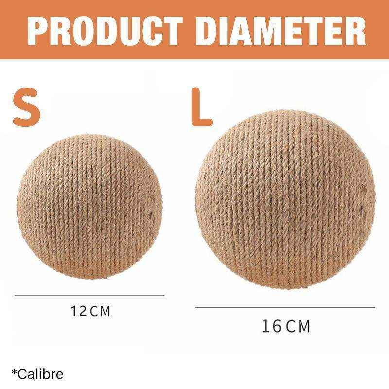 Interactive Wooden Sisal Cat Scratcher Ball Toy For Indoor Cats - Image 9