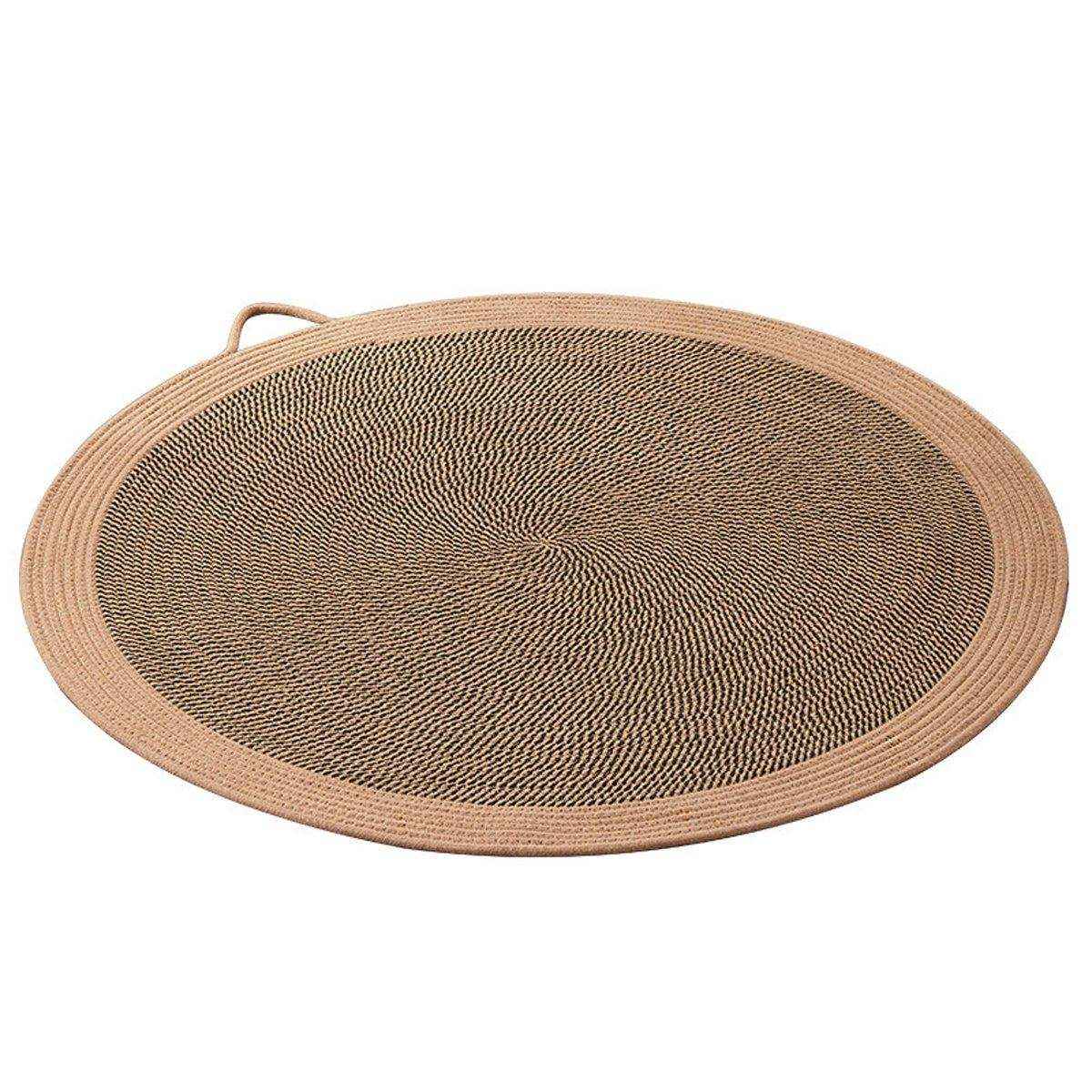 Woven Rattan Cat Scratching Mat Durable Scratch Board & Sleeping Pad - Image 13