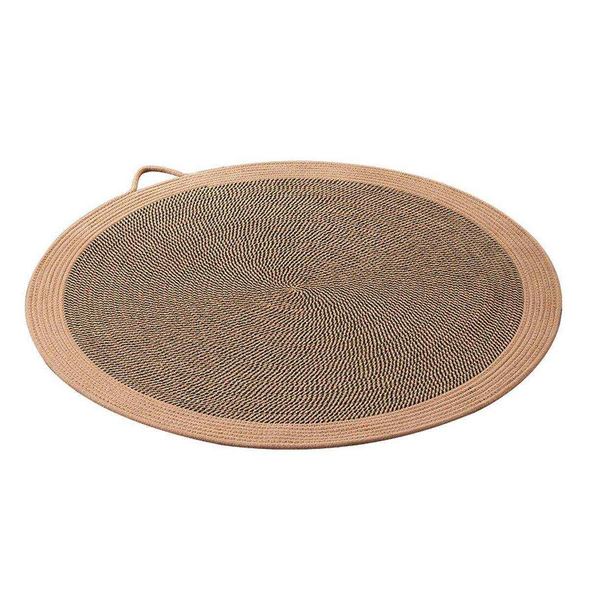 Woven Rattan Cat Scratching Mat Durable Scratch Board & Sleeping Pad - Image 15