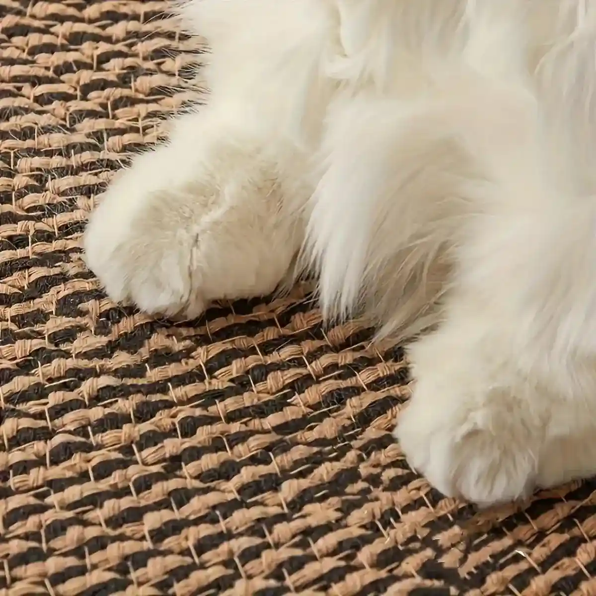 Woven Rattan Cat Scratching Mat Durable Scratch Board & Sleeping Pad - Image 5