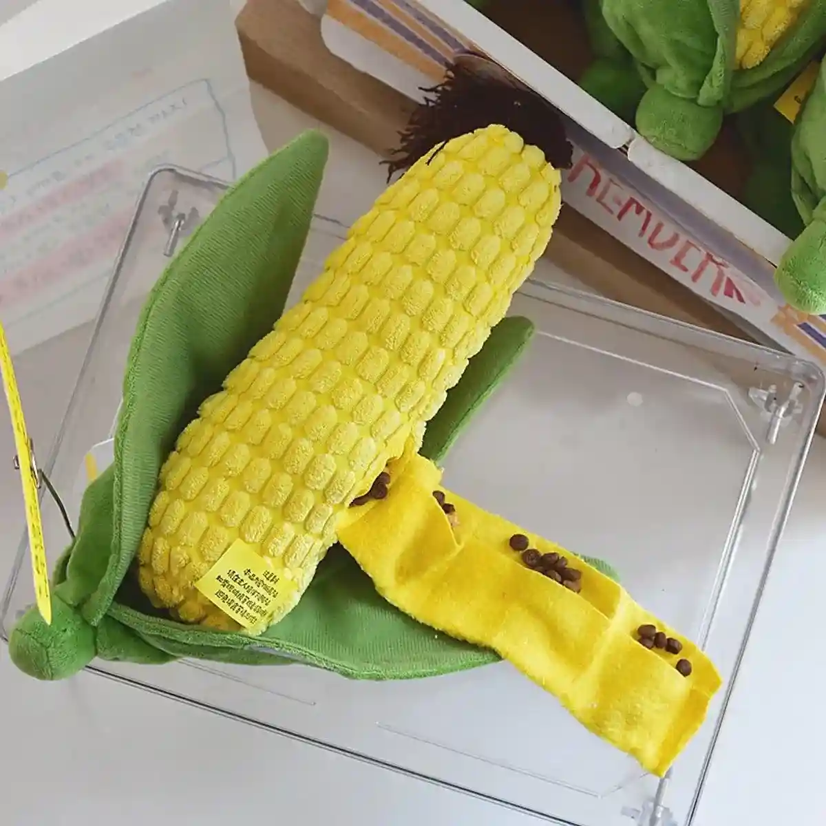 Yellow & Green Corn Puppy Chew Toy Dog Toy - Image 12