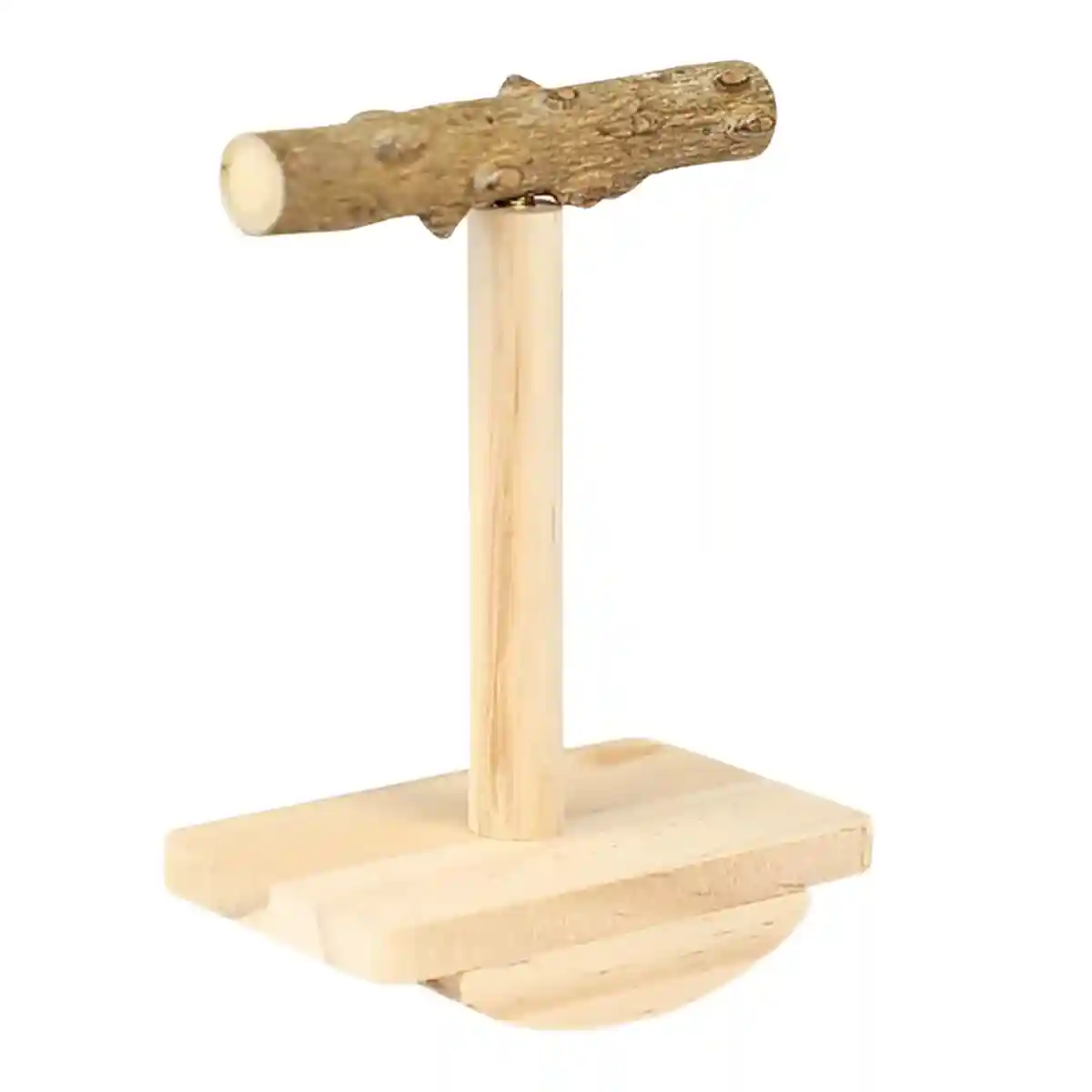 Natural Zanthoxylum Parrot Platform Stand for Claw Grinding & Resting - Image 2