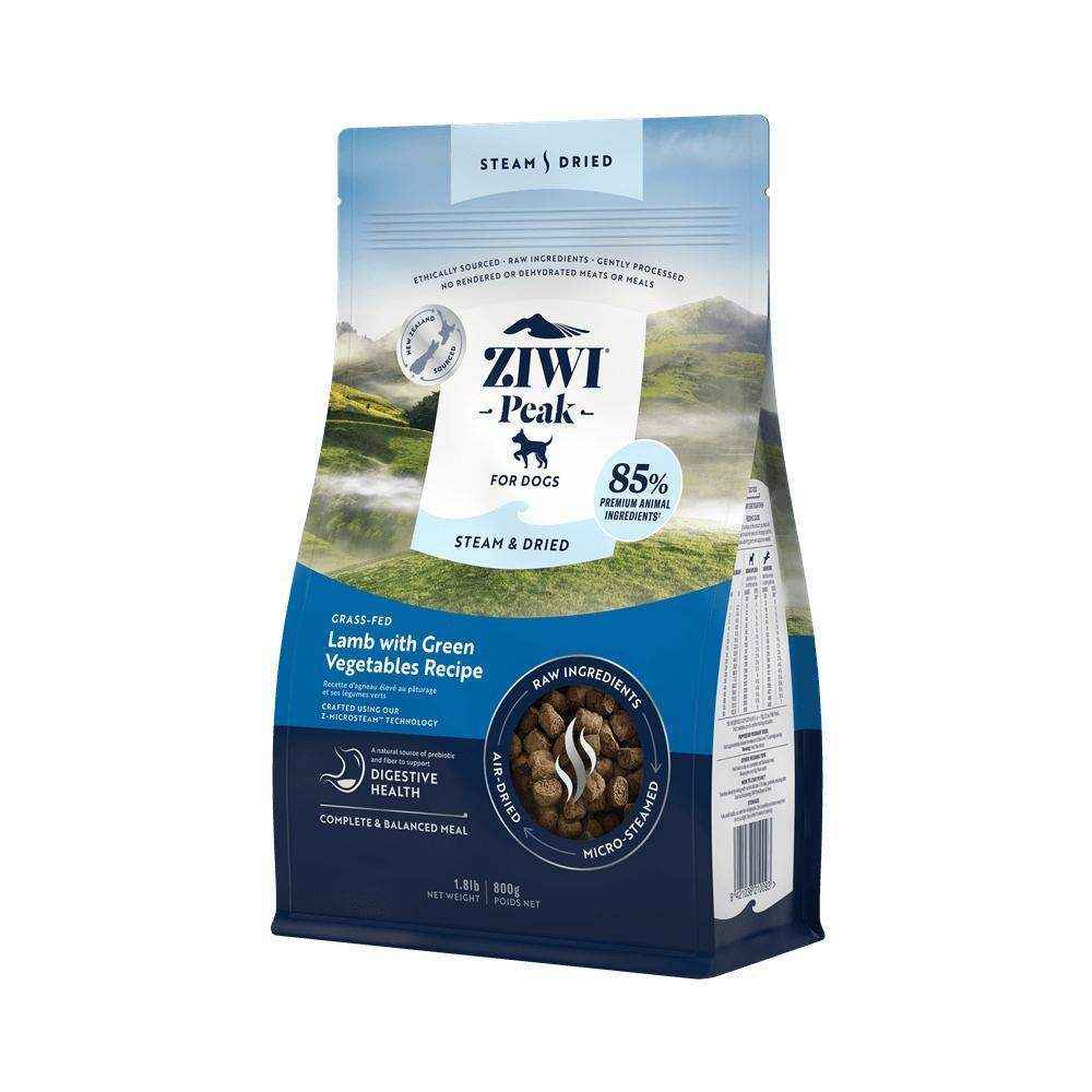 Ziwi Peak Steam & Dried Grass-Fed Lamb with Green Vegetables Dry Dog Food - Image 5